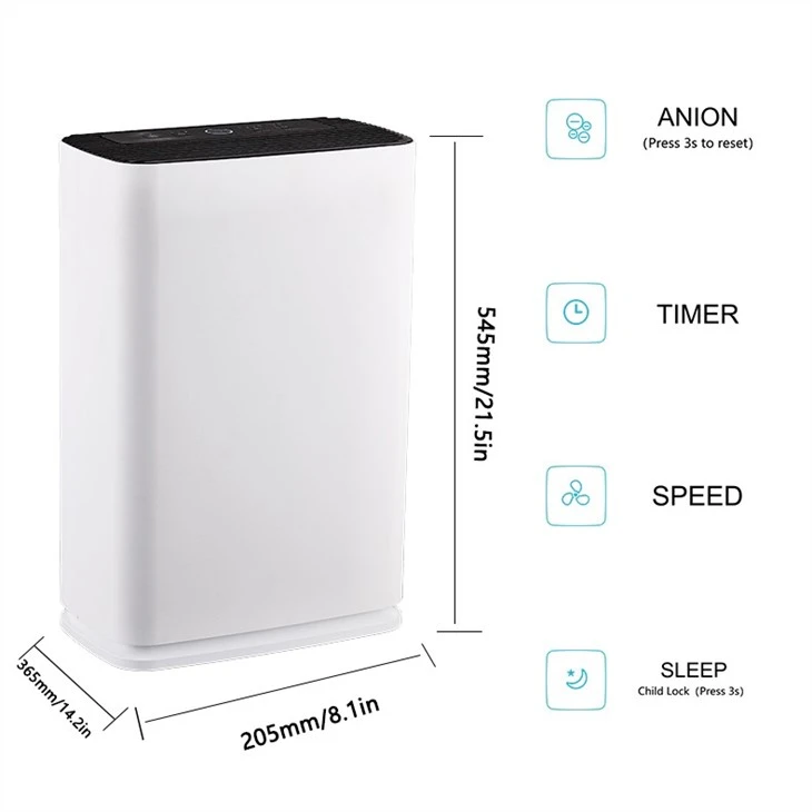 BKJ-90 Large Room Air Purifier High CADR