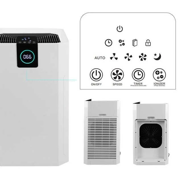 HEPA Filter Ionizer Air Purifier